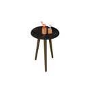 Ver imagem 3 de Mesa Lateral Brilhante Nero Pintura Efeito Mármore