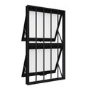 Ver imagem 2 de Janela de Aluminio Maxim-ar Duplo com Grade 118x60cm Lucasa