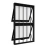 Janela de Aluminio Maxim-ar Duplo com Grade 118x60cm Lucasa - 2