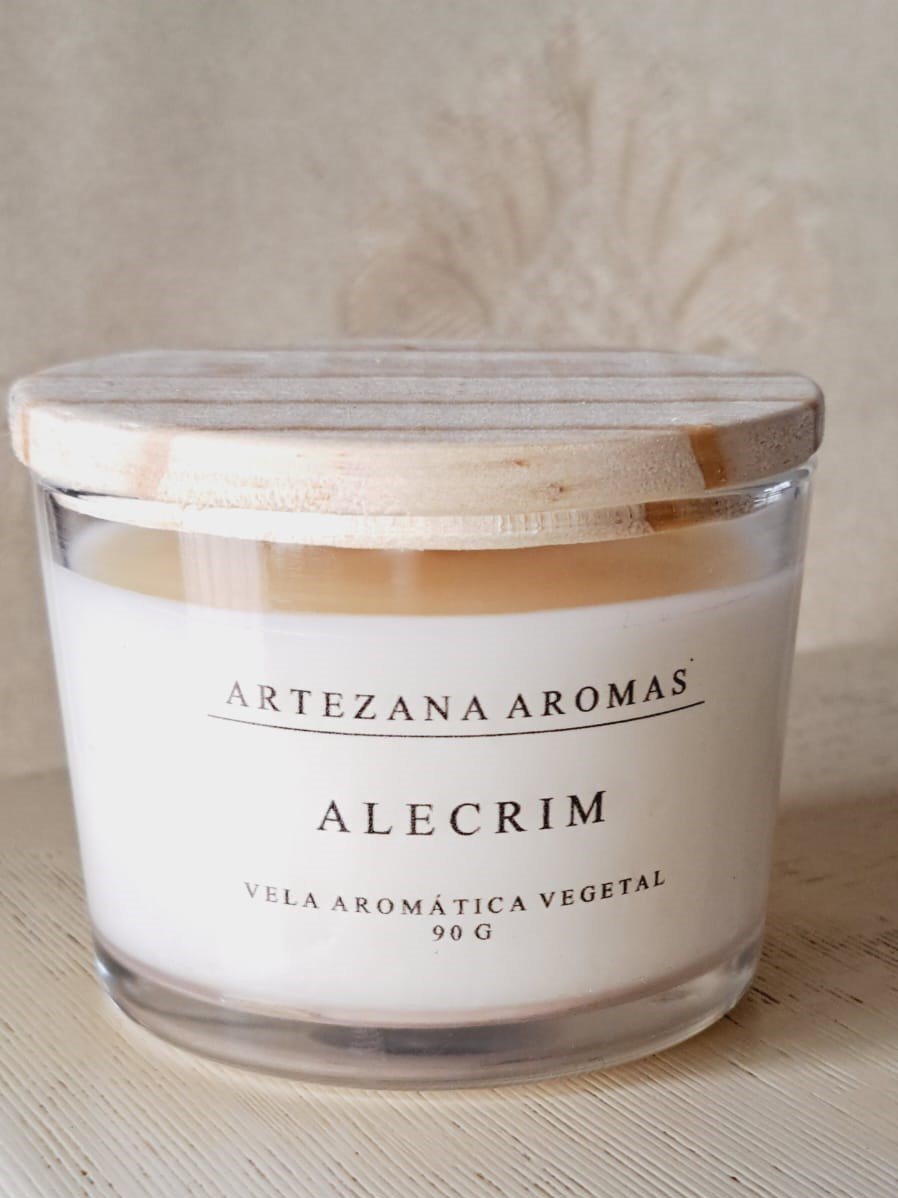 Vela Alecrim 90g Artezana Aromas Linha Clássica