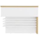Ver imagem 4 de Balcão Para Recepção Escritório Office Atria Executiva 147x147cm A02 Carvalho Branco - Lyam
