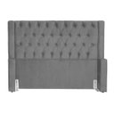 Ver imagem 5 de Cabeceira de Cama Box Estofada 195 Cm King Emma Suede