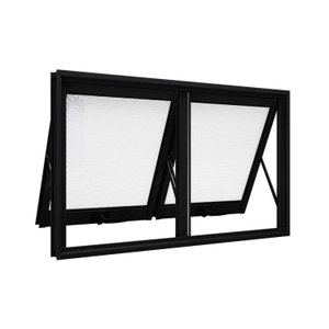 Janela de Aluminio Maxim-ar Duplo Horizontal 60x118cm Lucasa