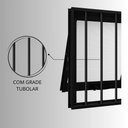 Ver imagem 4 de Janela de Aluminio Maxim-ar Duplo Horizontal com Grade 60x118cm Lucasa