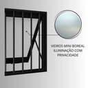 Ver imagem 7 de Janela de Aluminio Maxim-ar Duplo Horizontal com Grade 60x118cm Lucasa