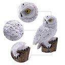 Ver imagem 2 de Coruja Luminaria Solar Kit 8 Uni Enfeite Casa Jardim Quintal Decoracao Iluminacao Resistente Luz LED