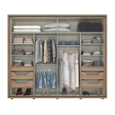 Ver imagem 3 de Guarda Roupa Casal 2 Portas 6 Gavetas Cavic Henn