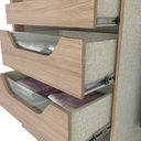 Ver imagem 6 de Guarda Roupa Casal 2 Portas 6 Gavetas Cavic Henn