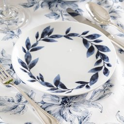 Prato para Sobremesa Blue Pottery Blue Gardenia - 3