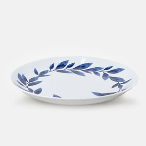 Prato para Sobremesa Blue Pottery Blue Gardenia