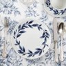 Prato para Sobremesa Blue Pottery Blue Gardenia - 4
