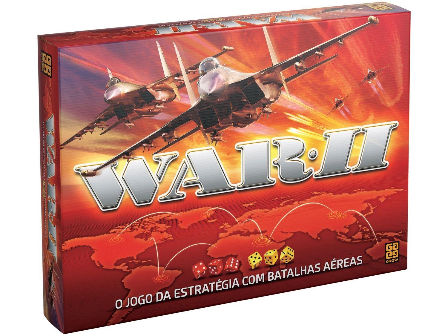 Jogo War de Estratégia Edição Especial Grow - Preto