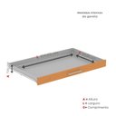 Ver imagem 6 de Mapoteca 10 Gavetas 120,4cm X 122,3cm Aço