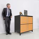 Ver imagem 5 de Mapoteca 10 Gavetas 120,4cm X 122,3cm Aço