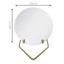 Ver imagem 3 de Espelho Decorativo Circle Mesa Dourado 30cm Redondo