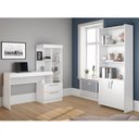 Ver imagem 1 de Kit 2 Peças 1 Escrivaninha com Estante 1 Armário 2 Portas Espresso Móveis