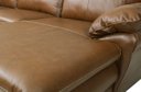 Ver imagem 5 de Sofá de Couro Gana com Chaise Direita 3 Lugares Conhaque