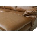 Ver imagem 5 de Sofá de Couro Gana com Chaise Direita 3 Lugares Conhaque