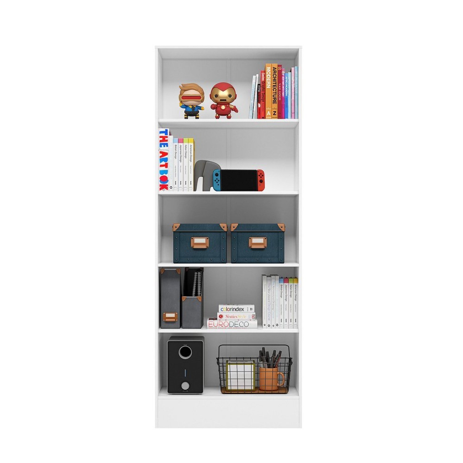 Armário para Escritório Gamer com 2 Portas e 5 Prateleiras  - 2