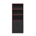 Ver imagem 3 de Armário para Escritório Gamer com 2 Portas e 5 Prateleiras