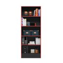 Ver imagem 2 de Armário para Escritório Gamer com 2 Portas e 5 Prateleiras