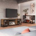 Ver imagem 1 de Conjunto P/ Sala Rack/aparador Industrial Mel