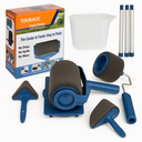 Ver imagem 3 de Kit 6 Peças Rolo de Pintura com Reservatório Rolo de Pintar Parede Rolinho de Tinta para Parede