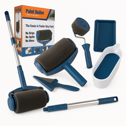 Rolo de Pintura com Reservatorio com Kit 4 Peças Re09 Snel Home - 3