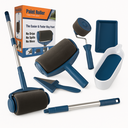 Ver imagem 4 de Kit 6 Peças Rolo de Pintura com Reservatório Rolo de Pintar Parede Rolinho de Tinta para Parede