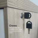 Ver imagem 7 de Gaveteiro/arquivo Executivo com Chave para Pasta Suspensa, 4 Gavetas, Tampo em Tamburato