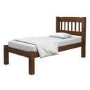 Ver imagem 1 de Cama Solteiro Madeira Maciça Itália- Castanho