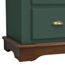 Ver imagem 4 de Balcão Buffet 4 Portas 2 Gavetas Manchester 2042 Linz Móveis - Verde Musgo/imbuia Glazer