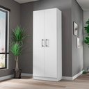 Ver imagem 5 de Armario Multiuso 2 Portas Suporte Vassoura Lavanda Kits Paraná Cor:branco White