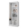 Armario Multiuso 2 Portas Suporte Vassoura Lavanda Kits Paraná Cor:branco White - 2