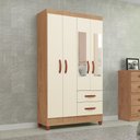 Ver imagem 1 de Guarda Roupa Solteiro 4 Portas 2 Gavetas Fortaleza 