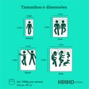 Ver imagem 3 de Colchão Casal 18cm 100% Espuma D33 18x138x188 Keiko Colchões