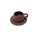 Ver imagem 1 de Xícara de Chá em Cerâmica com Pires Linha Sutil - Ateliê da Villa Creme