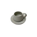 Ver imagem 6 de Xícara de Chá em Cerâmica com Pires Linha Sutil - Ateliê da Villa Creme