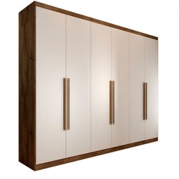 Guarda-roupa Casal Madalena 6 Portas 4 Gavetas 100% Mdf - Panorama Móveis - 2