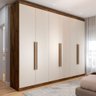 Guarda-roupa Casal Madalena 6 Portas 4 Gavetas 100% Mdf - Panorama Móveis - 1
