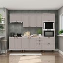 Ver imagem 1 de Cozinha Modulada Cristal Conjunto 269,7cm Clássico Provençal Cor:fendi com Branco