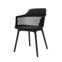 Ver imagem 1 de Cadeira Polipropileno Marcela Preta Sala Cozinha Jantar