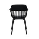 Ver imagem 2 de Cadeira Polipropileno Marcela Preta Sala Cozinha Jantar