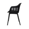 Cadeira Polipropileno Marcela Preta Sala Cozinha Jantar - 3