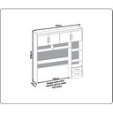 Ver imagem 4 de Guarda Roupa Casal Ponte 4 Portas 2 Gavetas Parana 