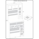 Ver imagem 4 de Guarda Roupa Casal Ponte 4 Portas 2 Gavetas Parana Atualle Móveis