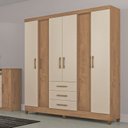 Ver imagem 1 de Guarda Roupa Casal 6 Portas 3 Gavetas Durban