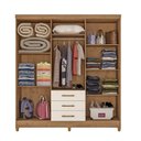 Ver imagem 2 de Guarda Roupa Casal 6 Portas 3 Gavetas Durban