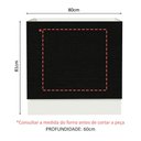 Ver imagem 2 de Balcão para Forno de Embutir 80 X 60 Cm sem Tampo Branco/preto Agata, Glamy, Stella Madesa