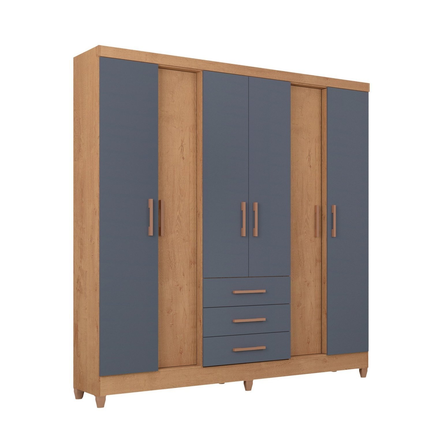 Guarda Roupa Casal 6 Portas 3 Gavetas Durban  - 3